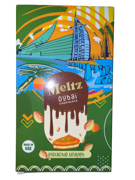 Meltz Dubai Chocolate Pistachio Knafeh Flavour 75G - Dubai Edition - www.Shopthatapp.com