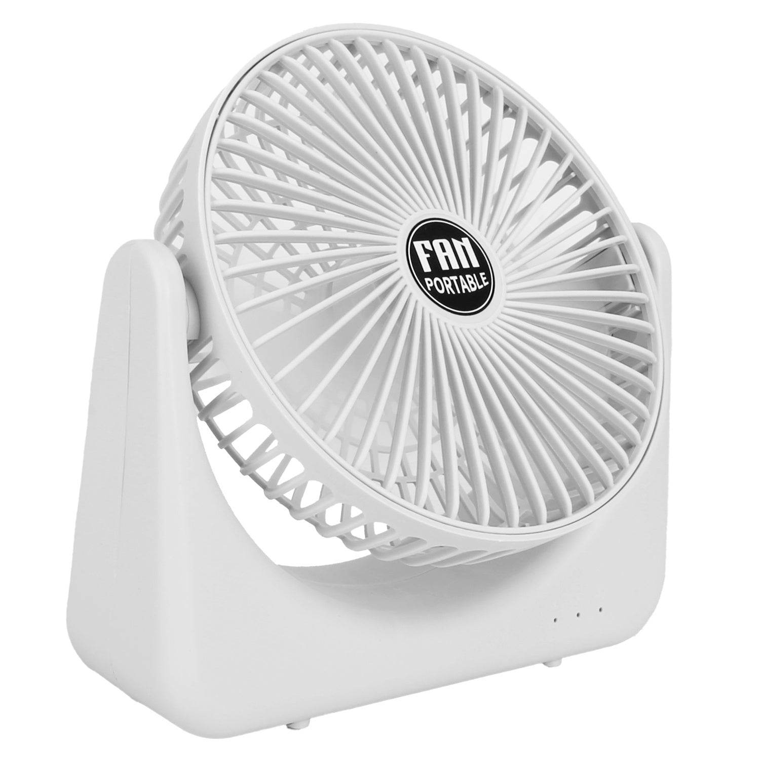 6.5in Desk Fan USB Powered 2 Speeds Table Cooling Fan Tilt Quiet Desktop Fan For Bedroom Office - www.Shopthatapp.com