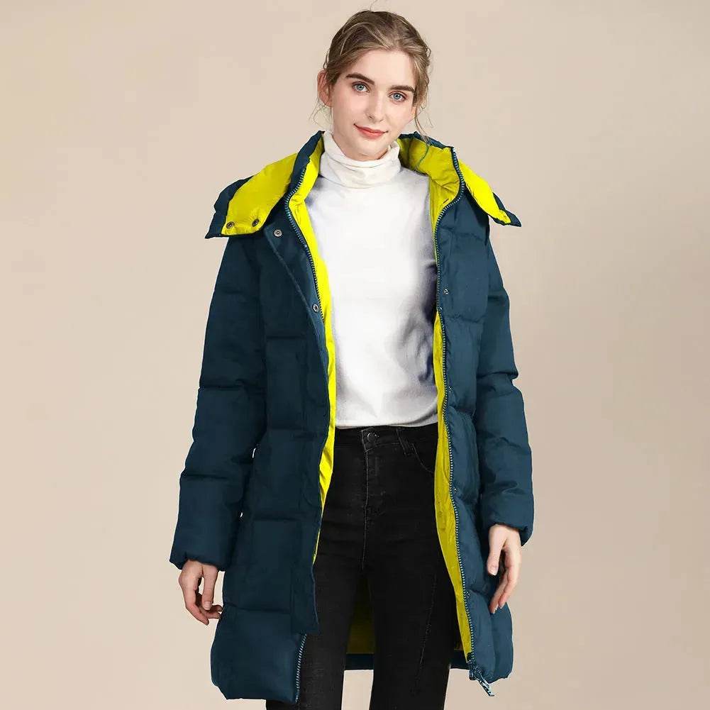 Unisex Hooded Winter Long Puffer coat - www.Shopthatapp.com