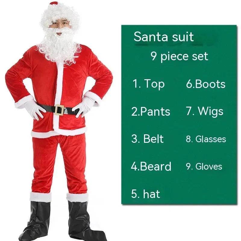 Christmas Costume Men's And Women's Clothing Full Set Performance Costume - www.Shopthatapp.com