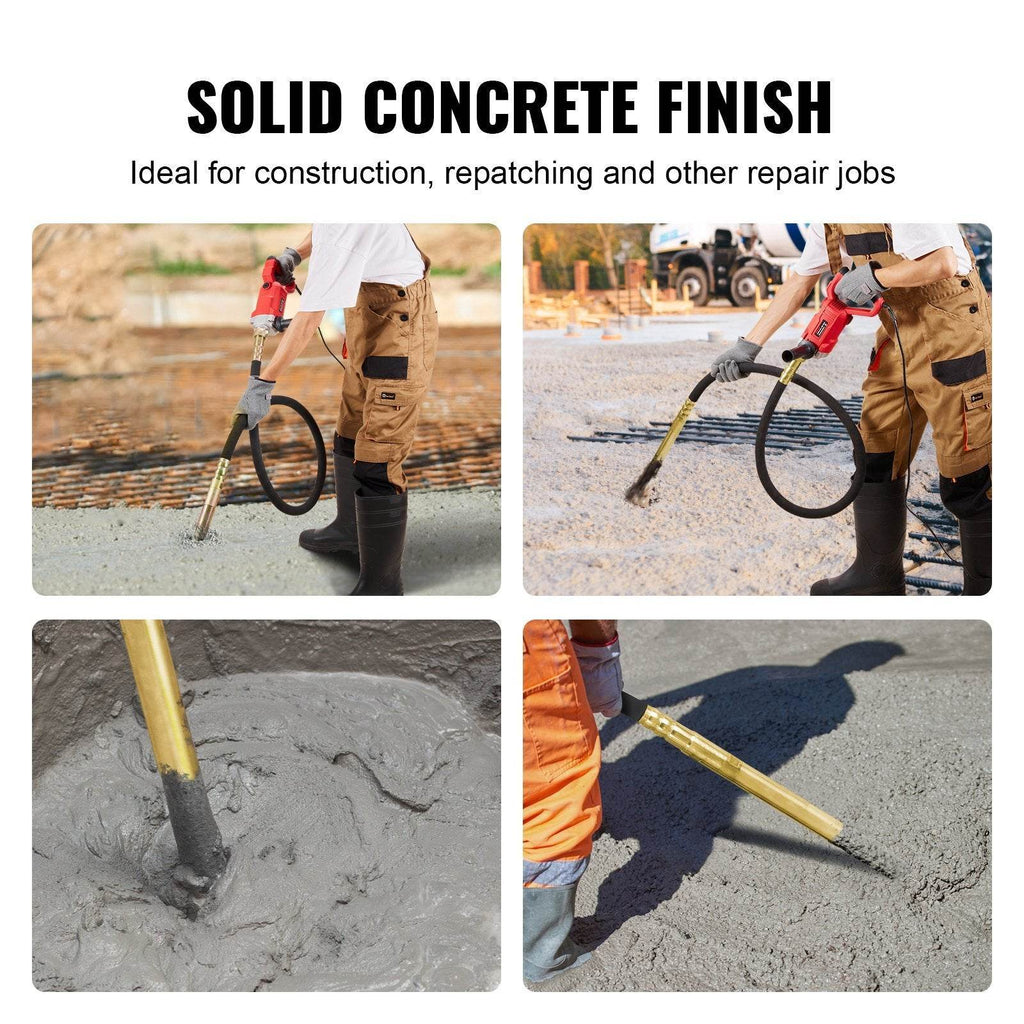 Handheld Concrete Vibrator, 800W Electric Vibrator 13000 VPM - www.Shopthatapp.com