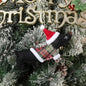 Christmas Decorations Dressing Sausage Dog Small Pendant - www.Shopthatapp.com