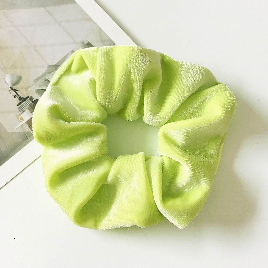 Fashion Velvet Scrunchies for Hair Ponytail Holder - www.Shopthatapp.com