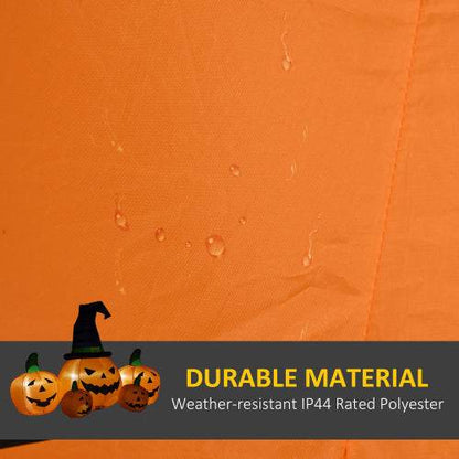 Outsunny 73L Inflatable Halloween Decoration,5 Pumpkin, Blow Up Outdoor LED Yard Display, Waterproof - www.Shopthatapp.com