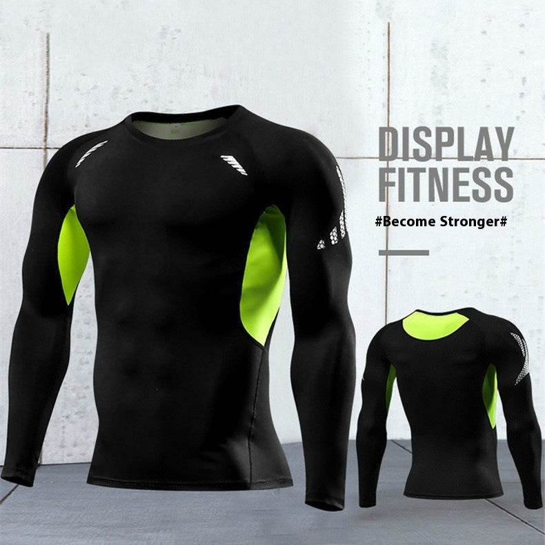 Men's Sports Quick-drying Long sleeve Workout Fitness T-shirt top - www.Shopthatapp.com