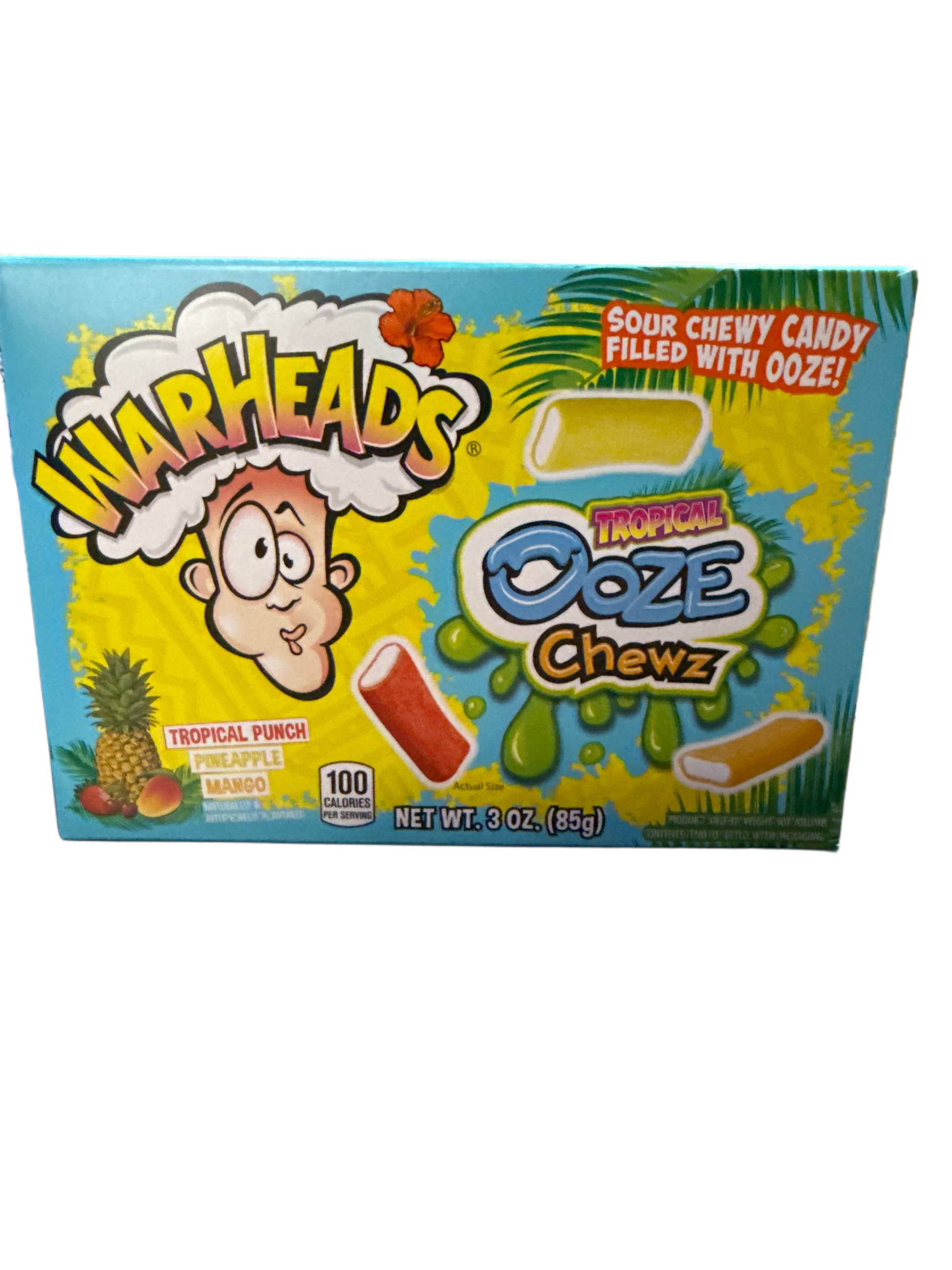 Warheads Sour Tropical Ooze Chewz 85G U.S Edition - www.Shopthatapp.com