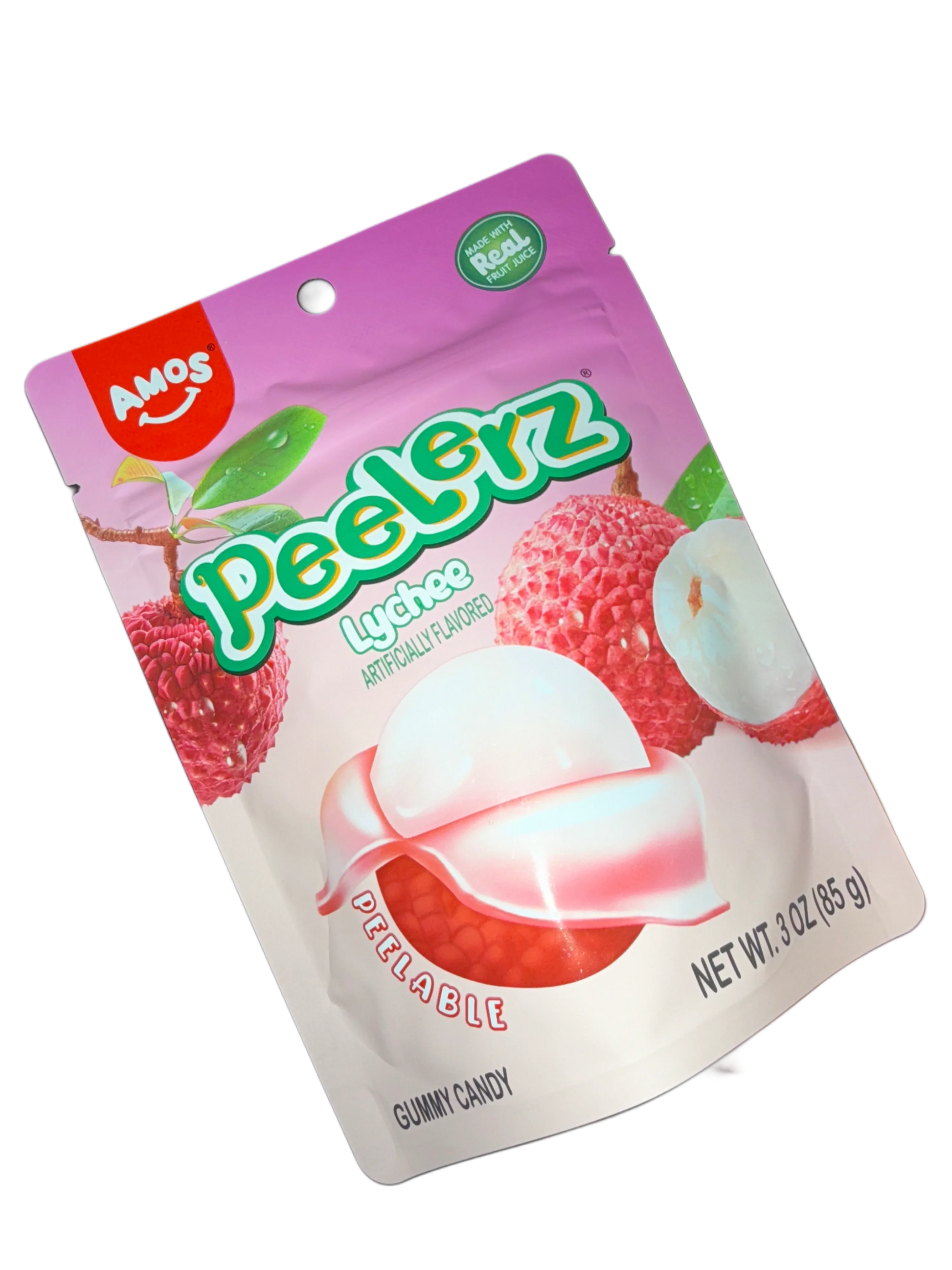 Amos Peelerz Gummy Lychee 85G - U.S Edition - www.Shopthatapp.com