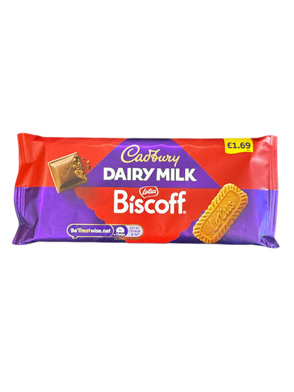 Cadbury Dairy Milk Biscoff 95G - U.K Edition - www.Shopthatapp.com