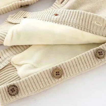 Newborn Baby Clothes Baby Crawling Clothes Thickening Out Baby Harness Christmas Baby Romper Baby Cotton Sleepwear - www.Shopthatapp.com