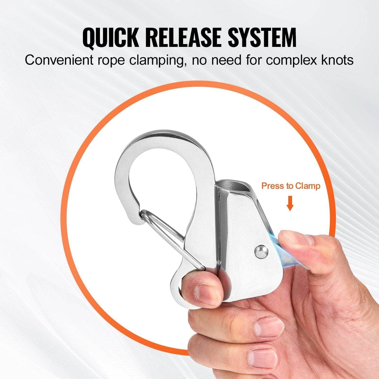 Boat Anchor Hook, 304 Stainless Steel Slide Anchor, Knotless Anchor System With Quick Release, Boat Anchor Hook Clips For - www.Shopthatapp.com