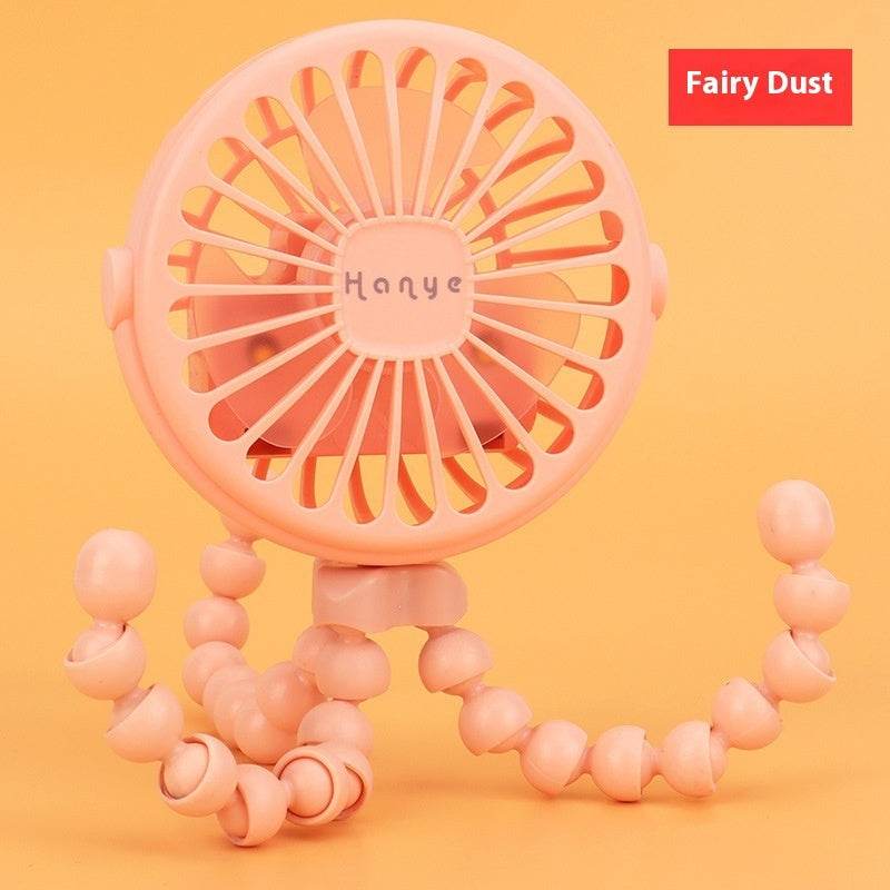 USB Powered summer heat Handheld fan with stand and Night light - www.Shopthatapp.com