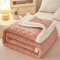 Blanket Double Thickened Warm Coral Fleece Sofa Winter Blanket - www.Shopthatapp.com