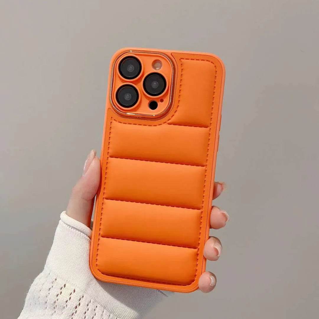 Cotton Filled Down Jacket Phone Case - www.Shopthatapp.com
