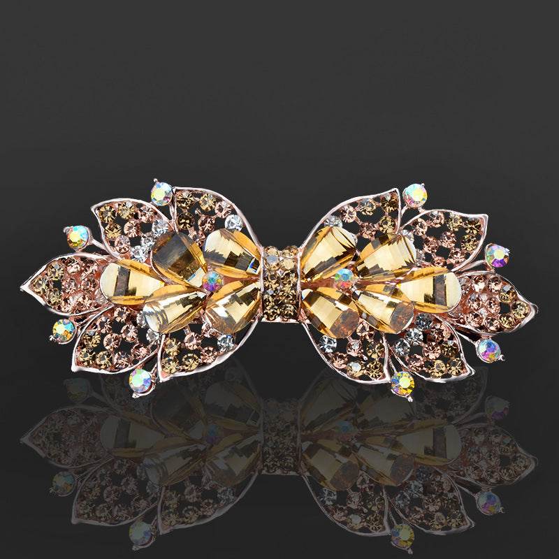 Rhinestone bow hair clip Accessories - www.Shopthatapp.com