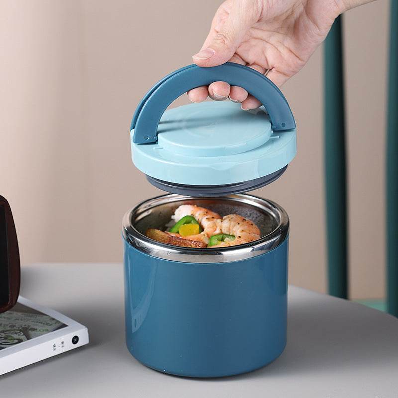 Portable Minimalist Stainless Steel Thermal Insulated Lunch Container - www.Shopthatapp.com