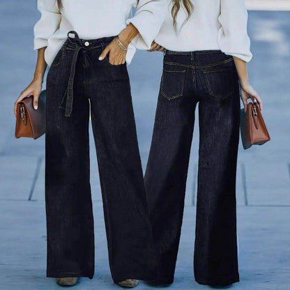 American Hot Girl Retro Wide Leg Jeans - www.Shopthatapp.com