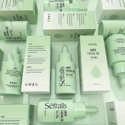 Sefralls Tea Tree Facial  Acne Oil Desalinates Acne Marks Hydrating Cleaning Skin Facial Oil 30ml - www.Shopthatapp.com