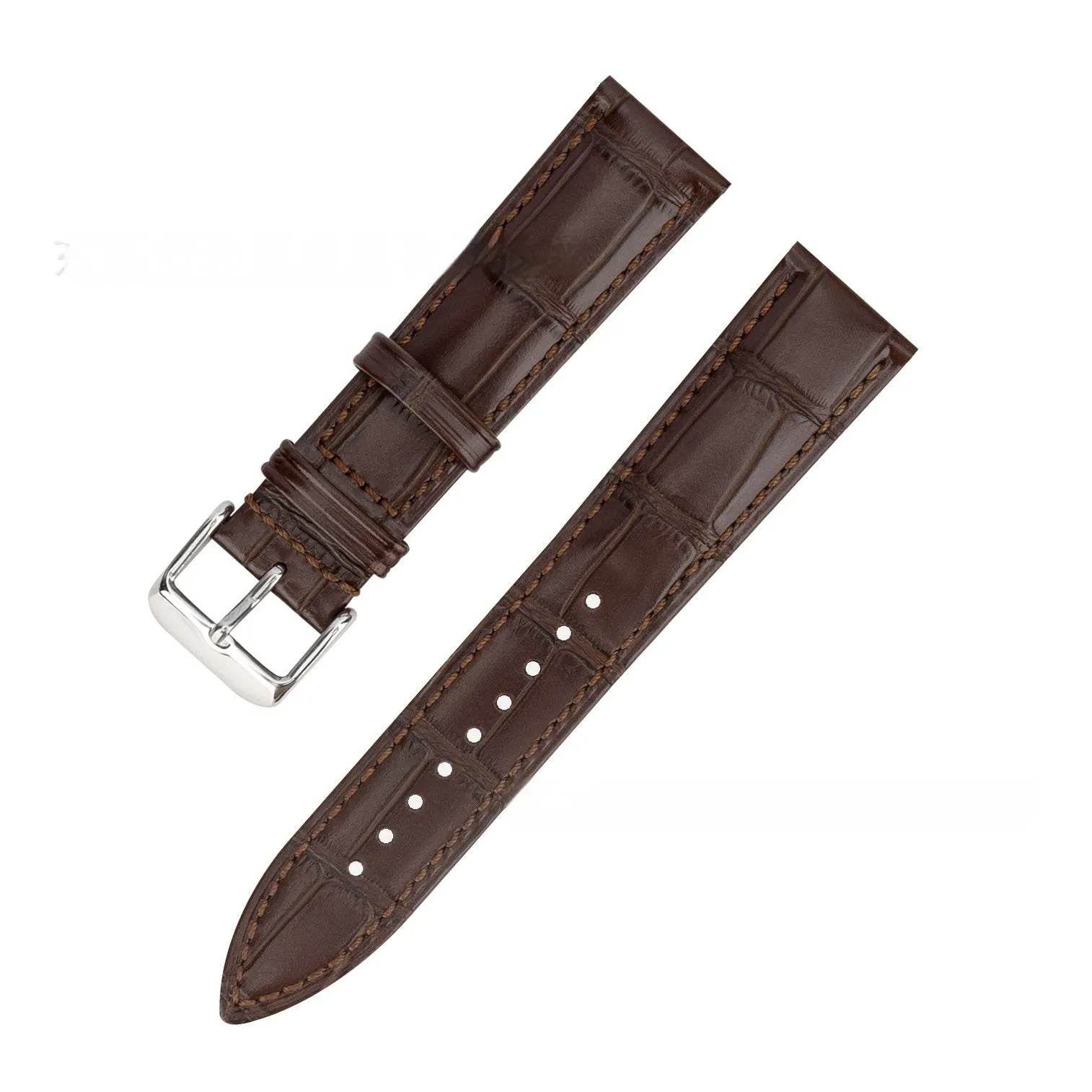 Bamboo Pattern Cow Leather Watch Strap Unisex - www.Shopthatapp.com