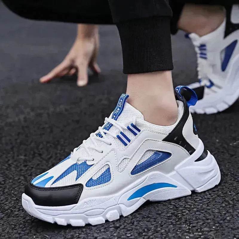Y2K Fashion Outfit White Sneakers Men Non Slip Walking Running Shoes Sports - www.Shopthatapp.com