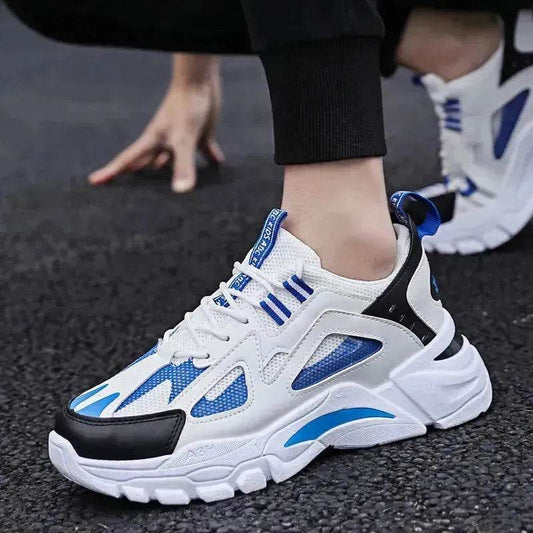 Y2K Fashion Outfit White Sneakers Men Non Slip Walking Running Shoes Sports - www.Shopthatapp.com