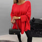 Oversized Fashion Knitted Fleece Pullover Sweater tops for Fall Winter - www.Shopthatapp.com