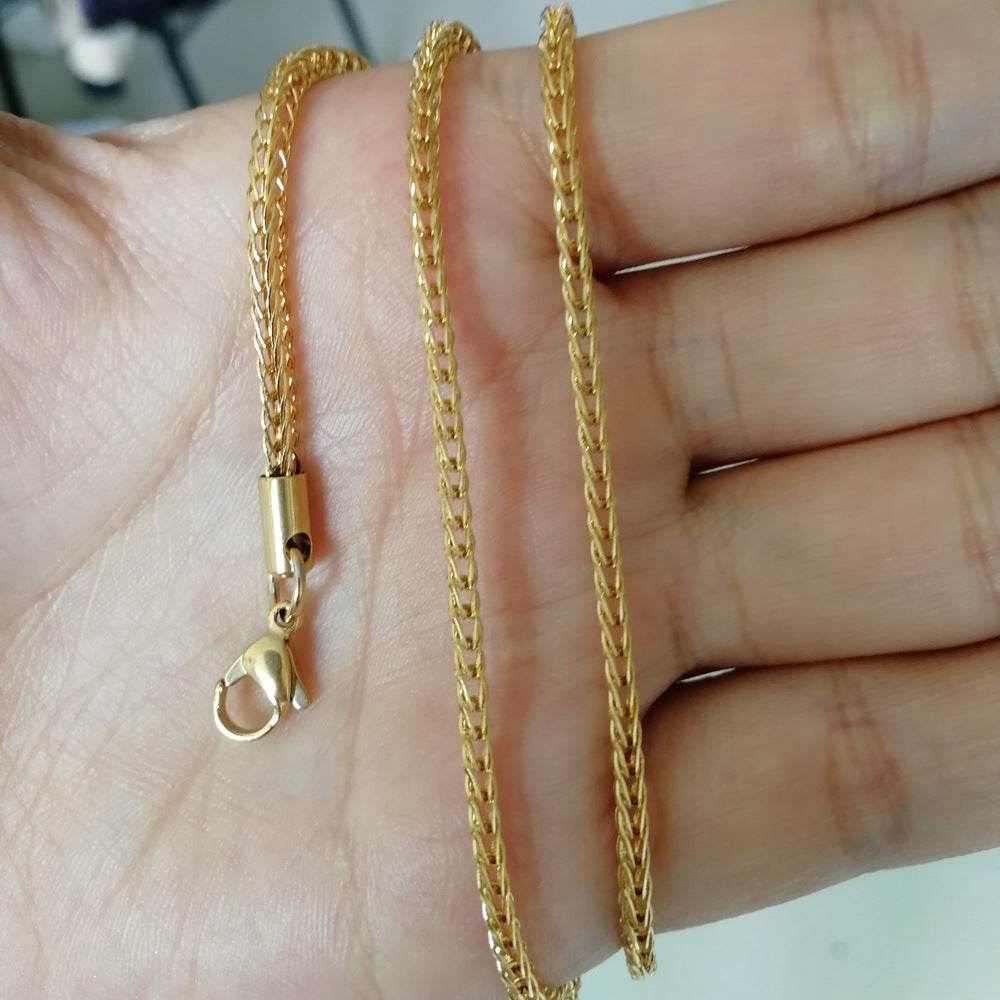 Vacuum Electroplating Stainless Steel Chain Necklace For Men And Women - www.Shopthatapp.com