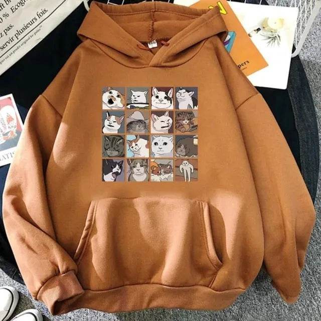 Women's Personalized Harajuku Sweatshirt Loose Plus Size - www.Shopthatapp.com