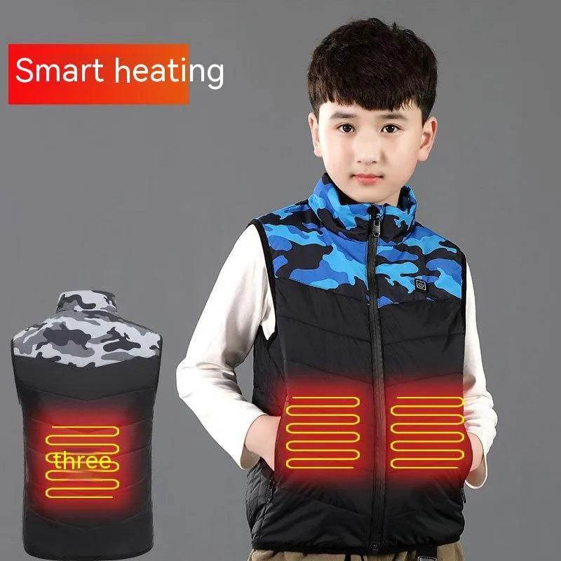 Children Thermal Winter Vest Jacket Outwear Boy Girl Kids - www.Shopthatapp.com
