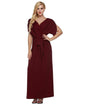 4XL Big Size Dress Elegant Women Long wrap Dresses Summer Dresses - www.Shopthatapp.com