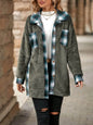 Plaid Woolen Coat Fashion Lapel Single-breasted Mid-length Coat Women's Clothing - www.Shopthatapp.com