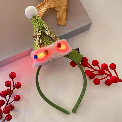 Christmas With Light Headband Snowflake Women's - www.Shopthatapp.com