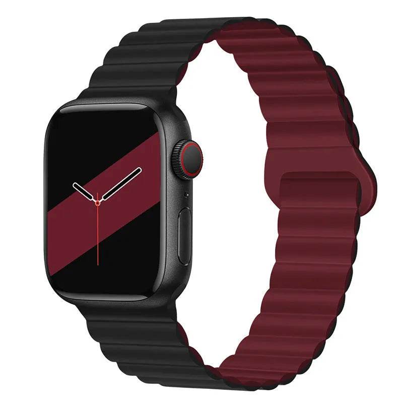 Band Silicone Magnetic Watch Strap - www.Shopthatapp.com