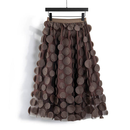 Women's Retro fashion Line  Midi Maxi Prairie Skirt - www.Shopthatapp.com