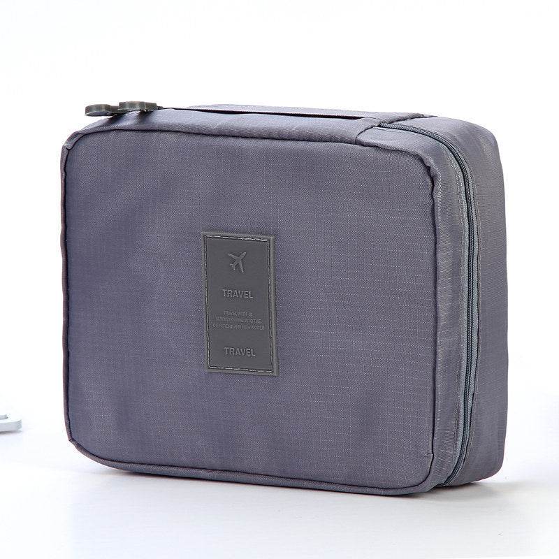 Portable Cosmetic Bag Waterproof Divider Multi-grid Pockets Toiletry Bags Travel Storage Handbags Women Make Up Bag - www.Shopthatapp.com