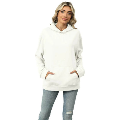 Winter Casual Hooded Pocket Pullover Sweatshirt Women - www.Shopthatapp.com