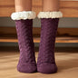 Winter Warm Knitted Plush Floor Socks Home Indoor Non-slip Carpet Socks For Men And Women - www.Shopthatapp.com