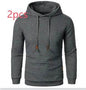 Men's Jacquard Sweatshirt Long-sleeved Hoodie Warm Color  Sports Pullover Top - www.Shopthatapp.com