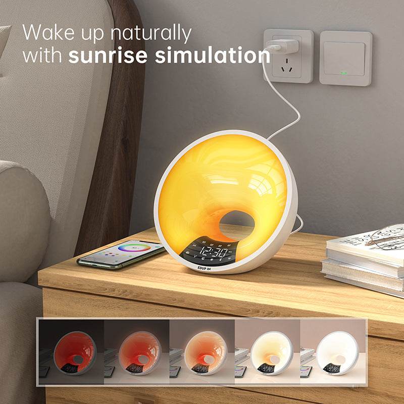 Sunrise Simulation Alarm clock - www.Shopthatapp.com