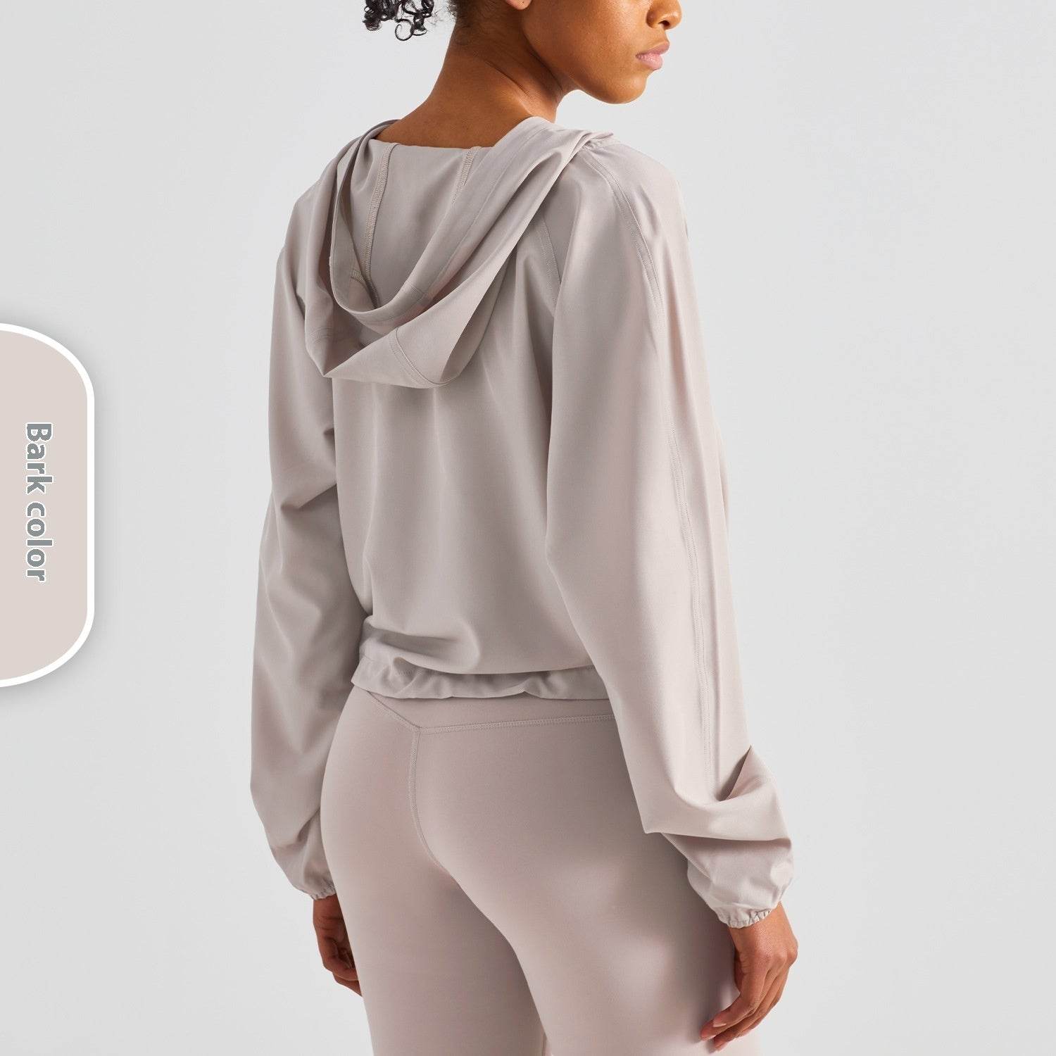 Women's Half Zipper Drawstring Workout Hoodie Athleisure Gym Hoodie - www.Shopthatapp.com