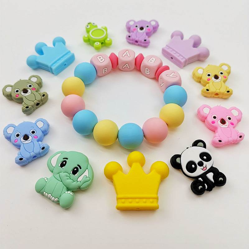 Baby Silicone Dental Gel DIY Pacifier Chain Accessories - www.Shopthatapp.com