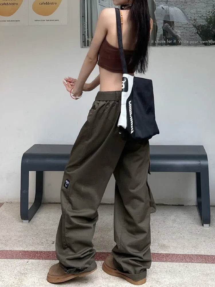 Unisex Hip Hop Retro Multi Pocket Cargo Pants For Men And Women - www.Shopthatapp.com