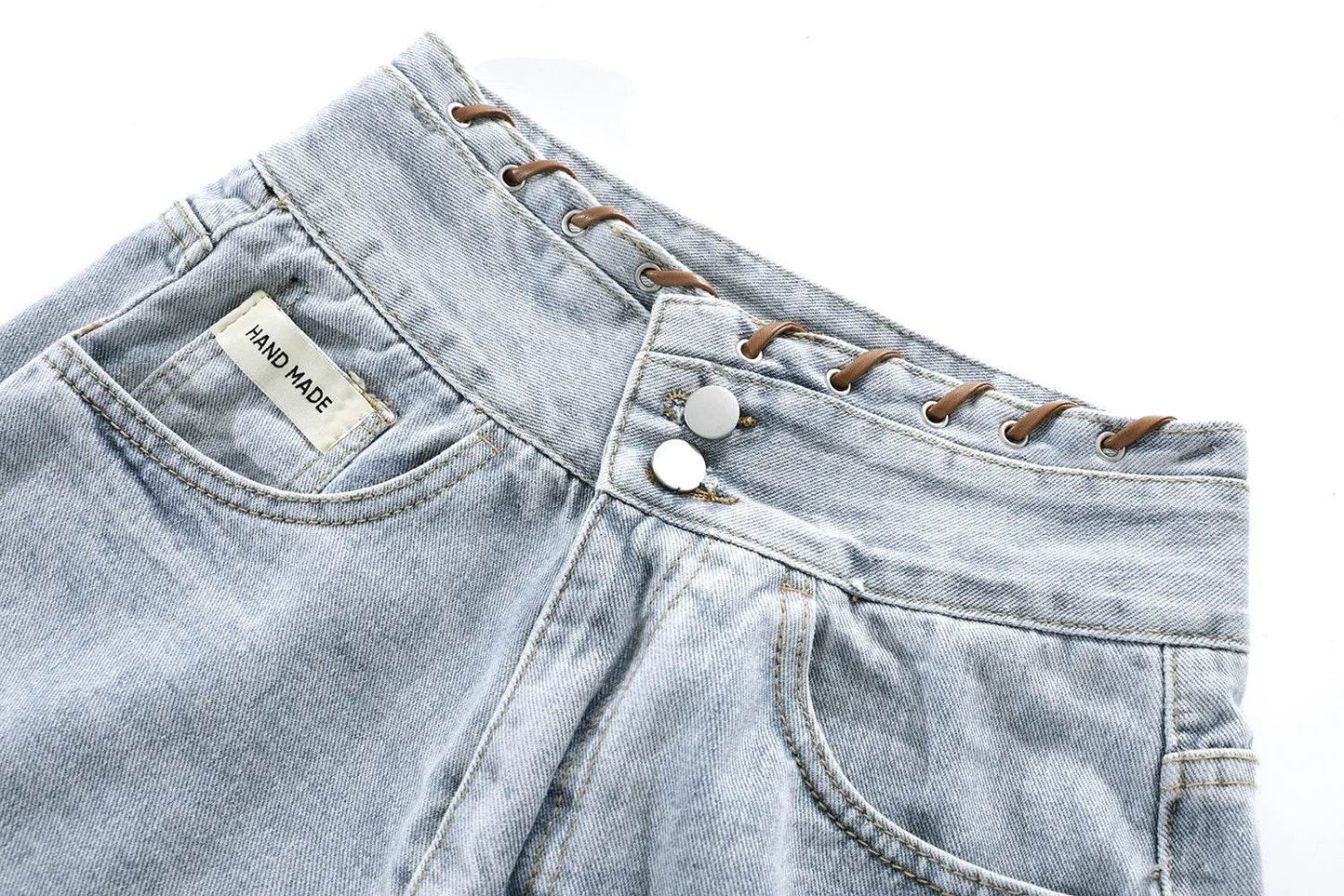 High Waisted Wide Leg Denim Shorts For Women - www.Shopthatapp.com