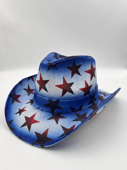 Summer Outdoor Ethnic Style Felt and Straw Cowboy Hat - www.Shopthatapp.com