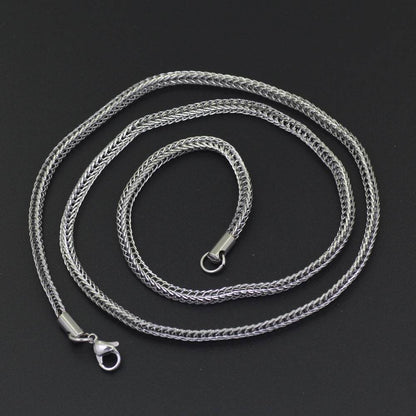 Vacuum Electroplating Stainless Steel Chain Necklace For Men And Women - www.Shopthatapp.com