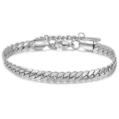Fashion All-matching Cuban Link Chain Bracelet - www.Shopthatapp.com