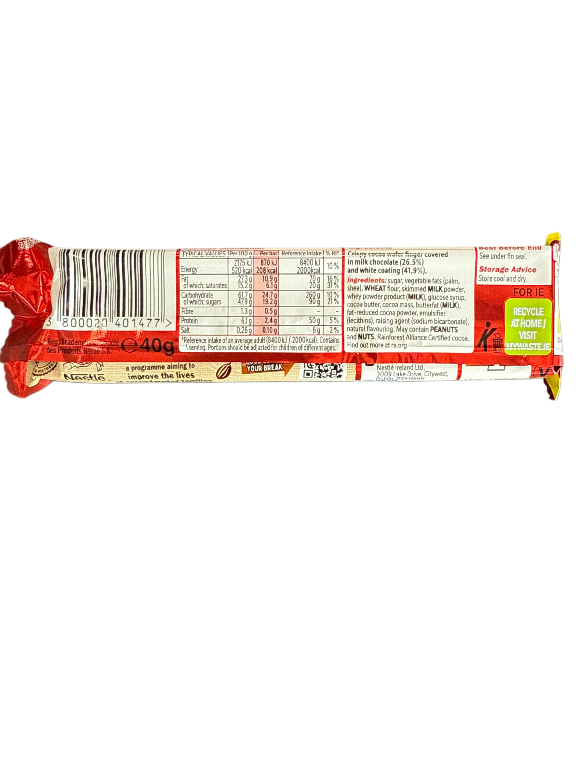 Kit Kat Chunky Funky Milk and White Chocolate mix with Cocoa Wafer 40G - U.K Edition - www.Shopthatapp.com