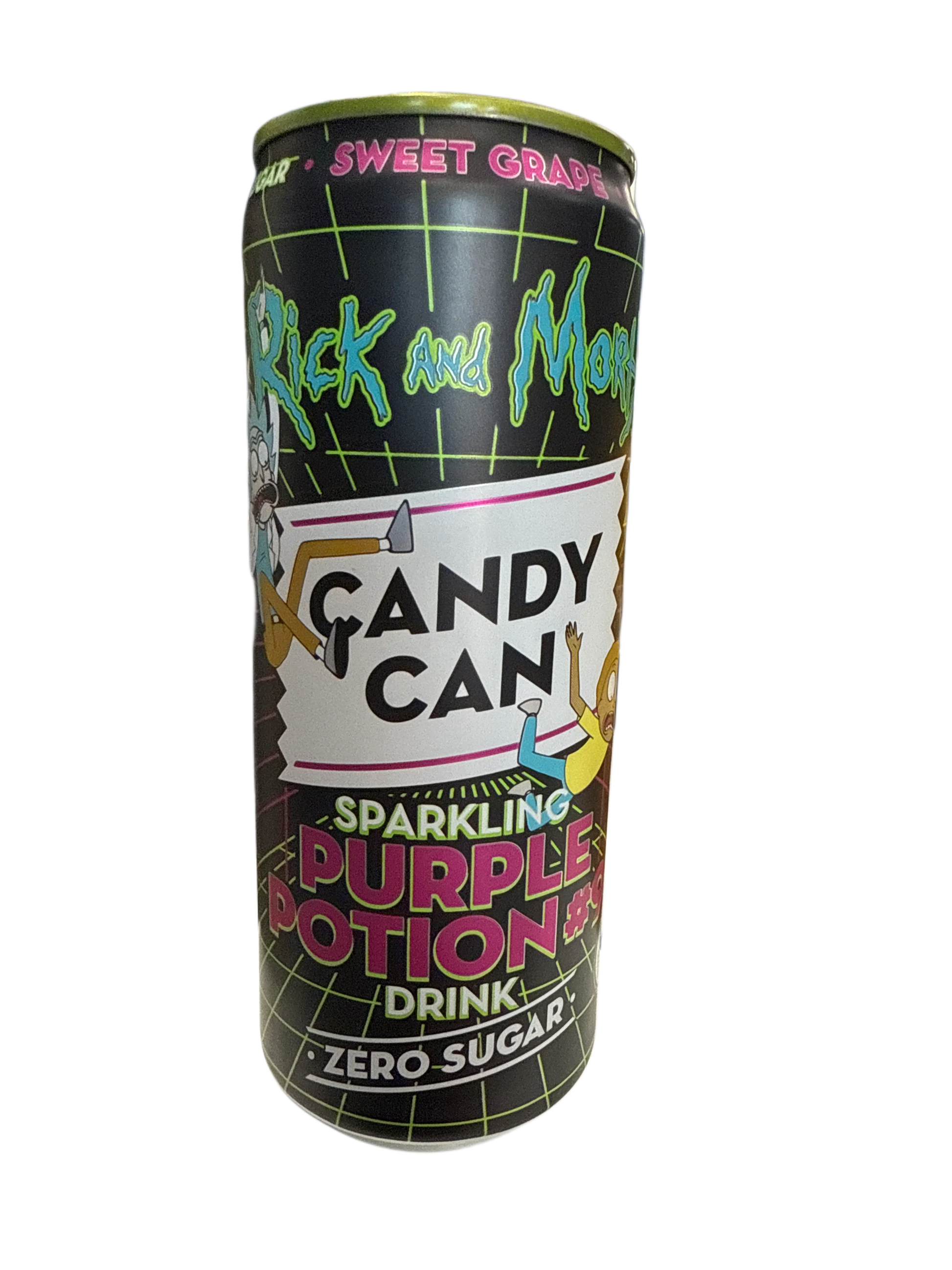 Candy Can Rick And Mortys Halloween Purple Potion Zero Sugar Sweet Grape Flavour 330ML - Canadian Edition - www.Shopthatapp.com