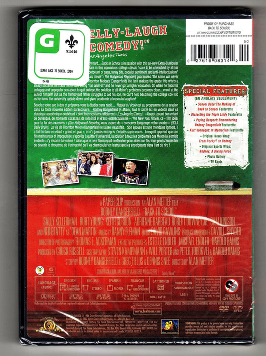 Back To School (Extra-Curricular Edition) - DVD (Used) - www.Shopthatapp.com
