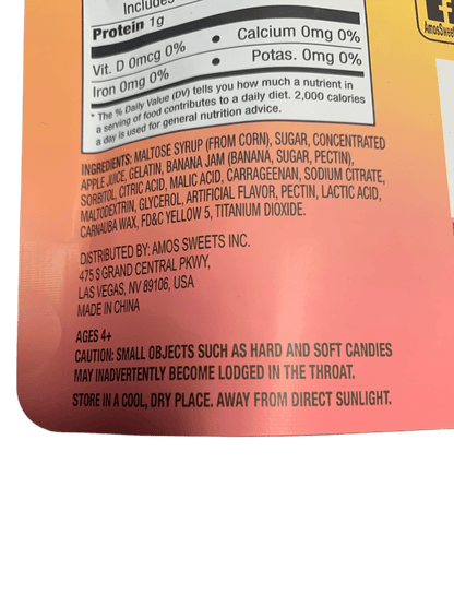 Amos Peelerz Gummy Peach 85G - U.S Edition - www.Shopthatapp.com