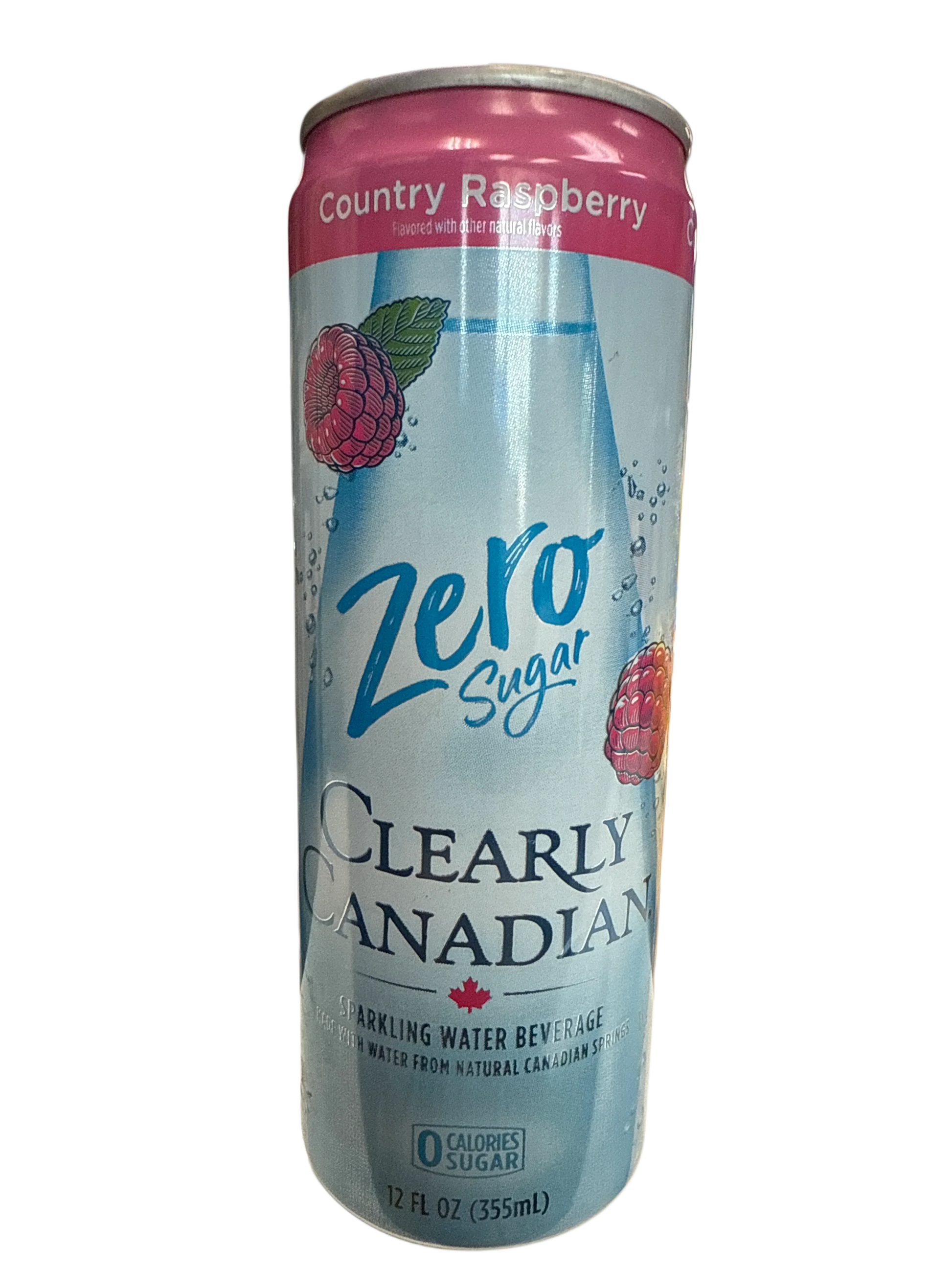 Clearly Canadian Zero Sugar  Country Raspberry Flavour 355ML - Canadian Edition - www.Shopthatapp.com